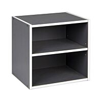 BIZZOTTO CUBO composite pro siva barva s polico, beli rob