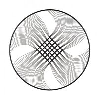 ZAIRA CRNI ZIDNI DEKOR D90