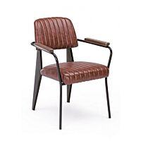 BIZZOTTO VINTAGE TEMNO ORANŽEN STOL NELLY C-BR