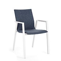 Vrtna stolica ODEON bijela-denim JX11 - 0663330