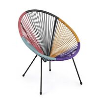 Vrtna fotelja PARKER MULTICOLOR