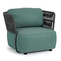 BIZZOTTO FOTELJ PALMER ANTRACIT/JADE