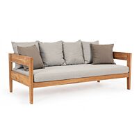 Vrtni trosjed KOBO NATURAL - FSC tikovina