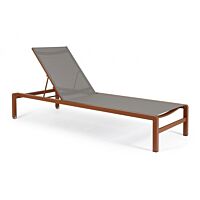 Vrtna ležaljka s kotačima KONNOR TERRACOTTA - slagajuća