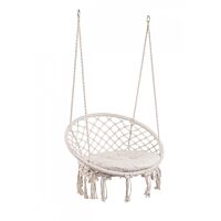 Viseća fotelja JAVIER bijela D80X130V