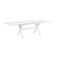 ALL.KENYON STOL 180-240X100 BIJELIOCX21