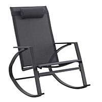 Stolica za ljuljanje DEMID antracit – metalna konstrukcija