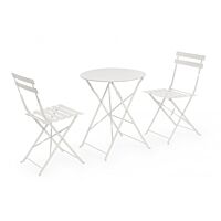 Vrtni set 3-dijelni BISTROT AUSTIN – bijeli
