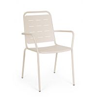 Vrtni stol YARA z nasloni za roke – antracit