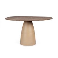 Okrugli stol STANLEY TOP RUSTIC smeđi140