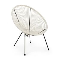 Vrtna fotelja PARKER bijela