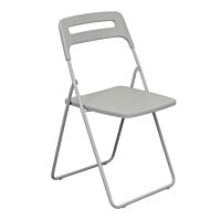 Zložljiv stol SEDIA ELISABETH – svetlo siv