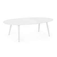 Vrtni stolić RIDLEY 120X75 bijeli YK11