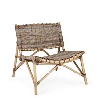 Vrtna stolica LOUNGE TARIFA - prirodni ratan