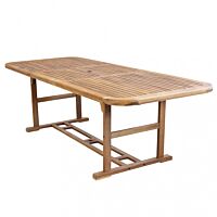 PRODULJIVI PRAVOKUTNI STOL 180/240X100 DOUBLE - AC-805081-DB