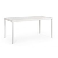 Vrtni blagovaonski stol HILDE 150X80 bijeli LD30