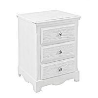 BIZZOTTO komoda s 3 predali BLANC