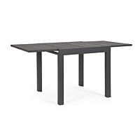 Raztegljiva miza CLIV – antracit (aluminij), 80/160×80