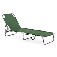 Vrtna sklopiva ležaljka za plažu ORISTANO zelena