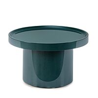 BIZZOTTO okrogla mizica OTILIA Ø50 cm – globoko zelena