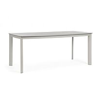 BIZZOTTO Jedilna vrtna miza ALCORA 180X90 SATURN