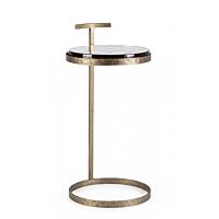 Klubska mizica ZAYLA v medeninasti barvi H64