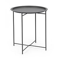 Vrtni stolić s pladnjem AUSTIN – antracit D46