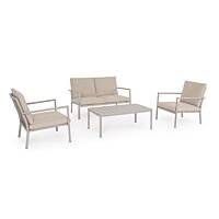 BIZZOTTO vrtna garnitura z blazinami SET4 KONNOR rastin