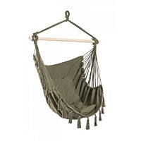 Viseća fotelja JUAN zelena 100x130 cm - s jastukom