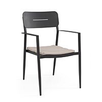 Vrtna stolica NEBULA antracit YK13 - slagajuća 