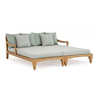 Vrtni SET2 LOUNGE BALI AQUA - FSC tikovina