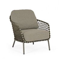 Vrtna fotelja IVISSA zelena s jastucima