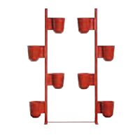 Gufo Planters GABER - KIT 1 zelena stena