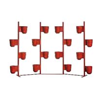 Gufo Planters GABER - KIT 3 Zelena Stena