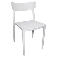 Vrtna stolica DEBBY bijela - slagajuća