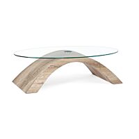 Ovalni stolić za kavu KENYA 110x60