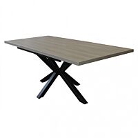 Raztegljiva vrtna miza GARFIELD 160/200 X 90 siva