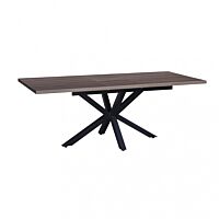 Raztegljiva vrtna miza GARFIELD 160/200 x 90 – siva z učinkom cementa