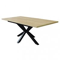 Raztegljiva vrtna miza GARFIELD 160/200 x 90 – naravna