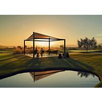 Pergola z jadrom VELA 3 × 3 m – Giulio Barbieri