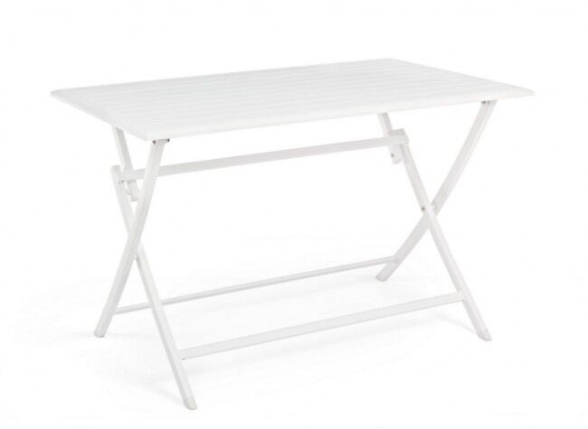 Zložljiva miza ELIN 110x70 bela LH30
