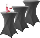 Elastičen prt za catering visoko barsko zložljivo mizo (premer 60-65 cm)