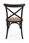 Drvena stolica CROSS crna