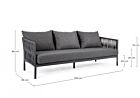 3P SOFA CC FLORENCIA ANTRACIT WG21