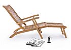 Sklopiva vrtna drvena fotelja steamer NOEMI - bagrem