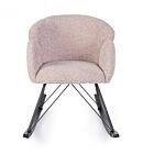 SIBILLA ANTIQUE PINK FOTELJA NA LJULJANJE