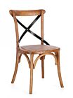 Drvena stolica CROSS METAL NUT