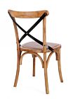 Drvena stolica CROSS METAL NUT