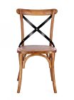 Drvena stolica CROSS METAL NUT