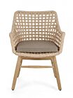 Vrtna fotelja WILSON u prirodnoj boji